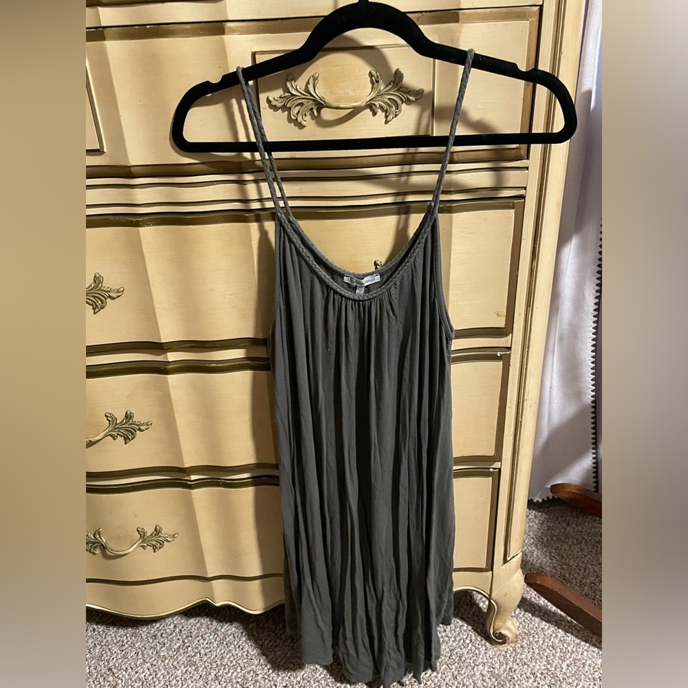 Charlotte Russe Flowing Green Mini Dress